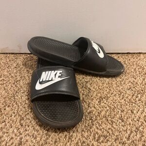 Nike Black Slide Sandals